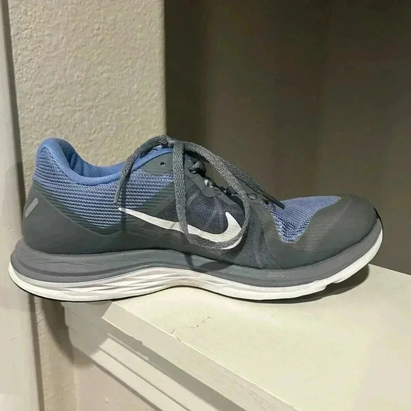 Nike Womens Dual Fusion X2 819318-002 Gray Blue Running Shoes Sneakers Size 7 - Picture 5 of 9